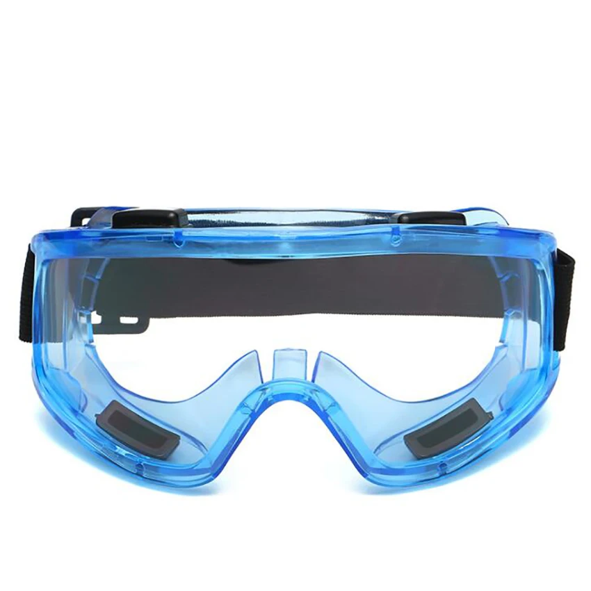 Safety Goggles Protective Safety Glasses with Adjustable Headband, Soft PC Frame, Windproof Goggles for Motorcycle Sports Skiing