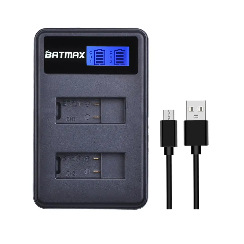 Bateria Batmax 1680 mAh do Gopro hero 5 + podwójna ładowarka LCD USB do Gopro 5 Gopro 6 Nowa kamera akcji Gopro 7 Gopro hero 8