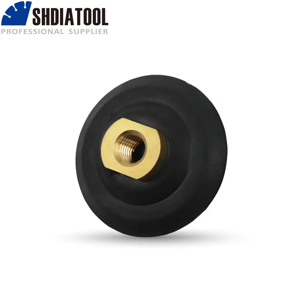 Shdiatool 2個3インチ5/8-11糸の中ハード80ミリメートルバック研磨ディスク
