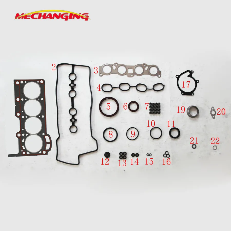

3SZ-VE For DAIHATSU SIRION TERIOS MATERIA 1.5 ECO 4WD Engine Rebuilding Kits Engine Parts Engine Gasket 04111-BA170