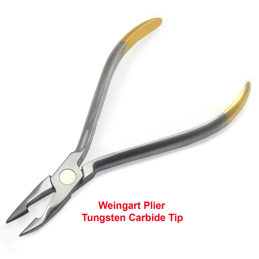 1 Pc Dental Weingart คีมจัดฟันเครื่องมือสแตนเลสคีม Weingart Plier เคล็ดลับอุปกรณ์หมอฟันทันตกรรมคีม