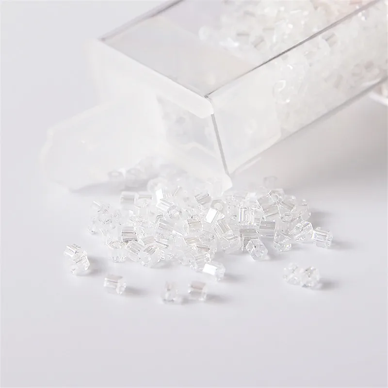 11/0 2,2mm Japan TOHO Perlen Hexagon 2-Cut Form 10g Glas Seed Bead Für Hand handemade Schmuck Machen – Detail 1