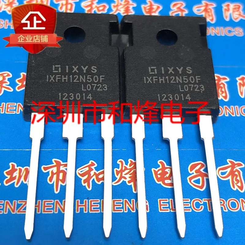 

10PCS IXFH12N50F TO-247 500V 12A