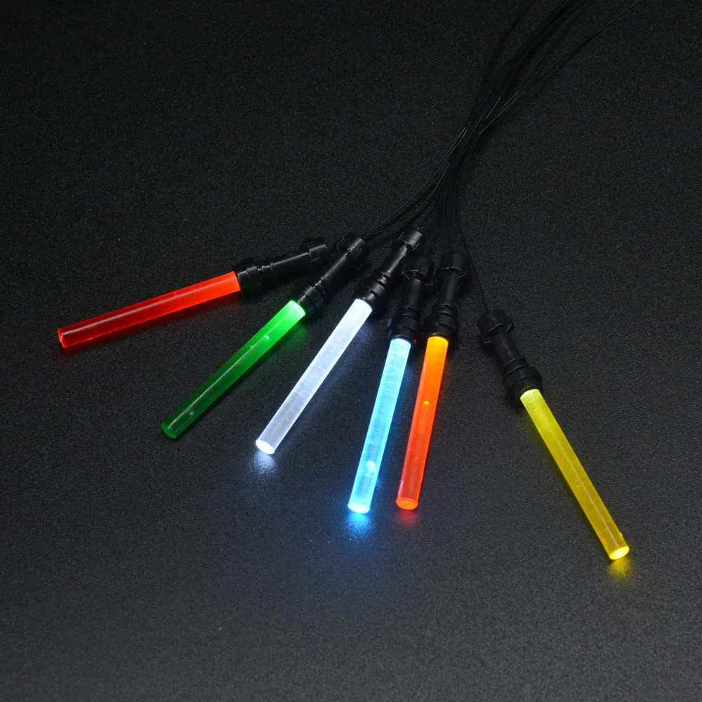 Customized LED Light Up Kit Lightsaber Powered By USB For Trooper Figure Blocks Bricks Toy Gift