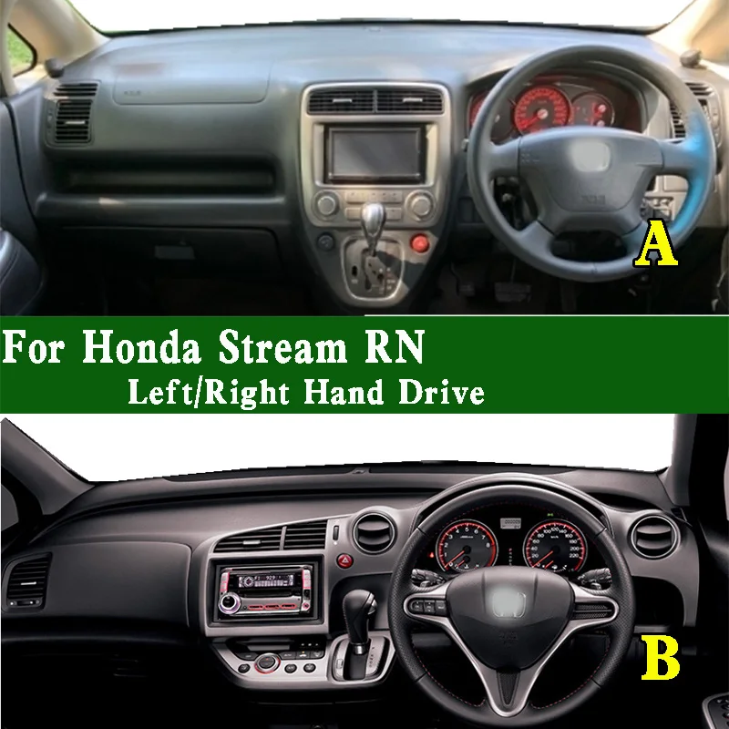 

For Honda Stream Estate AT G1 Rn1/2/3/4/5/6/7/8 DBA Dashmat Dashboard Cover Instrument Panel Insulation Anti-Dirt Proof Pad