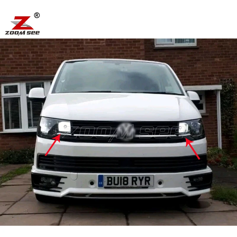 2pc x Top quality P21W Ba15s Canbus White LED DRL Daytime Running light bulb for VW Transporter T5 T5.1 T6 (2010-2019)