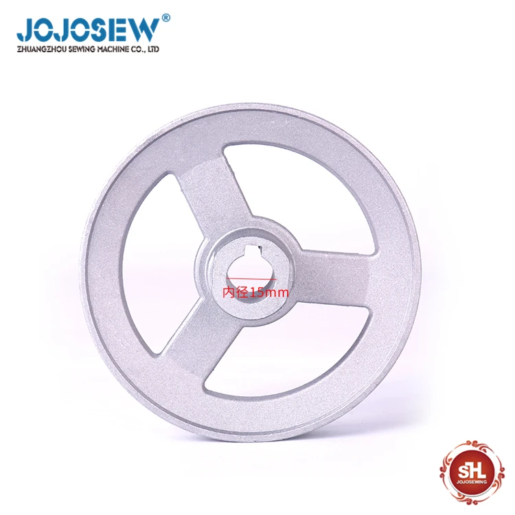 JOJOSEW Belt pulley Sewing Machine Aluminum Pulley Wheel 45-120mm Solid Hollow Timming Transfer Wheel Sewing Machine Spare Parts