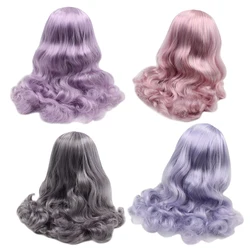 DBS blyth doll icy RBL scalp dome only wig hair for DIY custom doll anime toy purple hair violet hair white skin dark skin