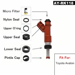 Whole Sale 6sets  fuel injector repair kits for toyota Avalon  23250-31050 23250-0p040 for AY-RK118