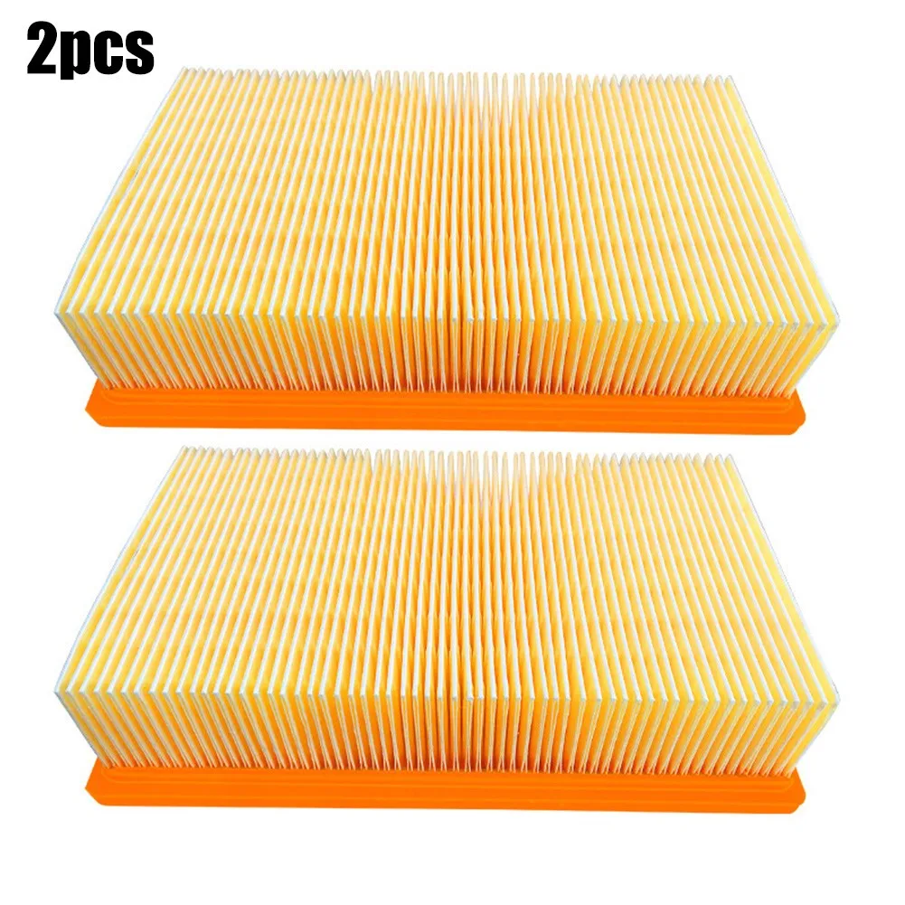 2x Flat Filters For Karcher  NT 35/1 45/1 55/1 TACT + Te M + Ap + BS 6.904-367.0 Vacuum Cleaner Replacement Tools For Home