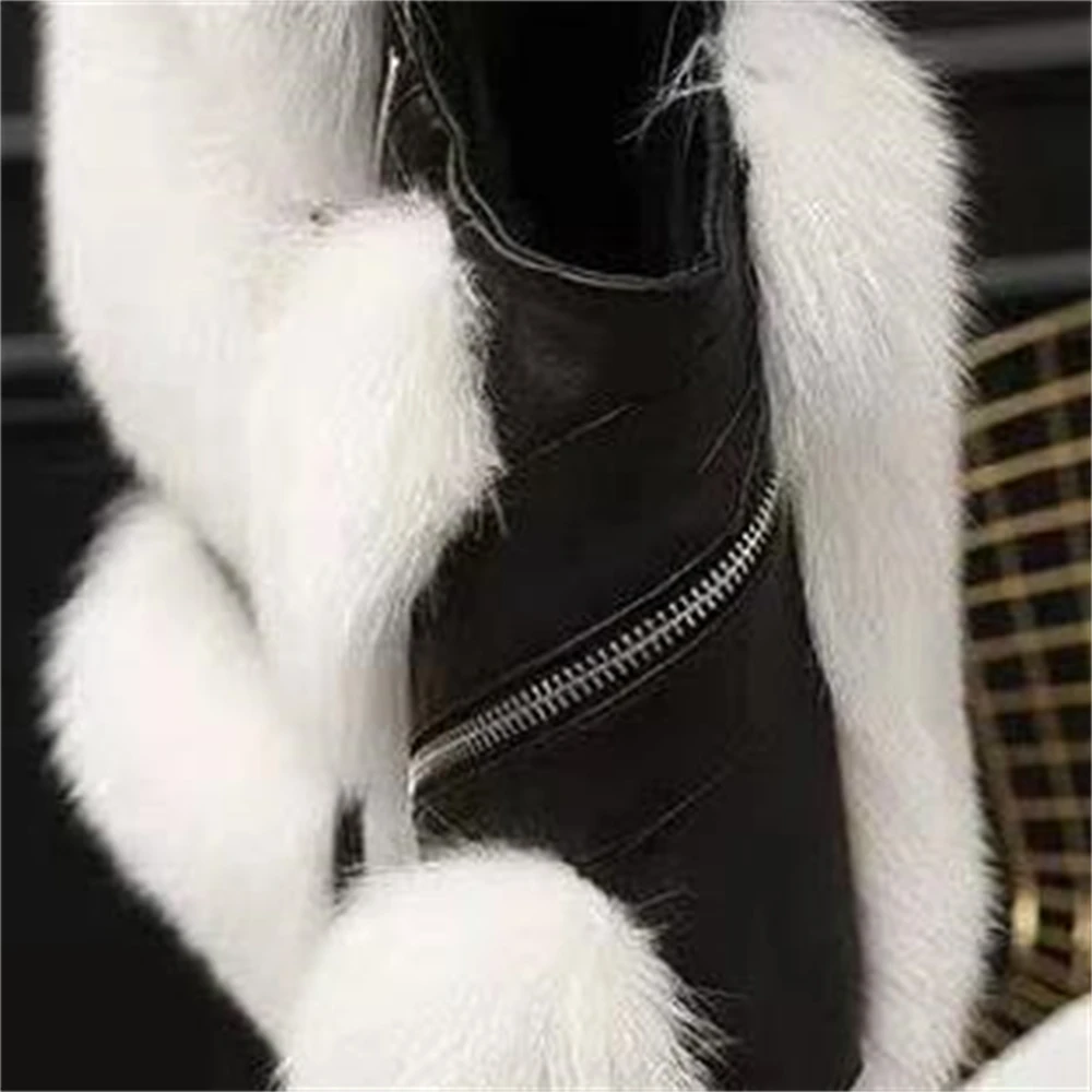 Teddy Coat 2024 High Street Plush Fur One Piece Jacket Faux Fur Vest Coat Women\'S Lapel Sleeveless Buckle Slim Fit  jacke fell