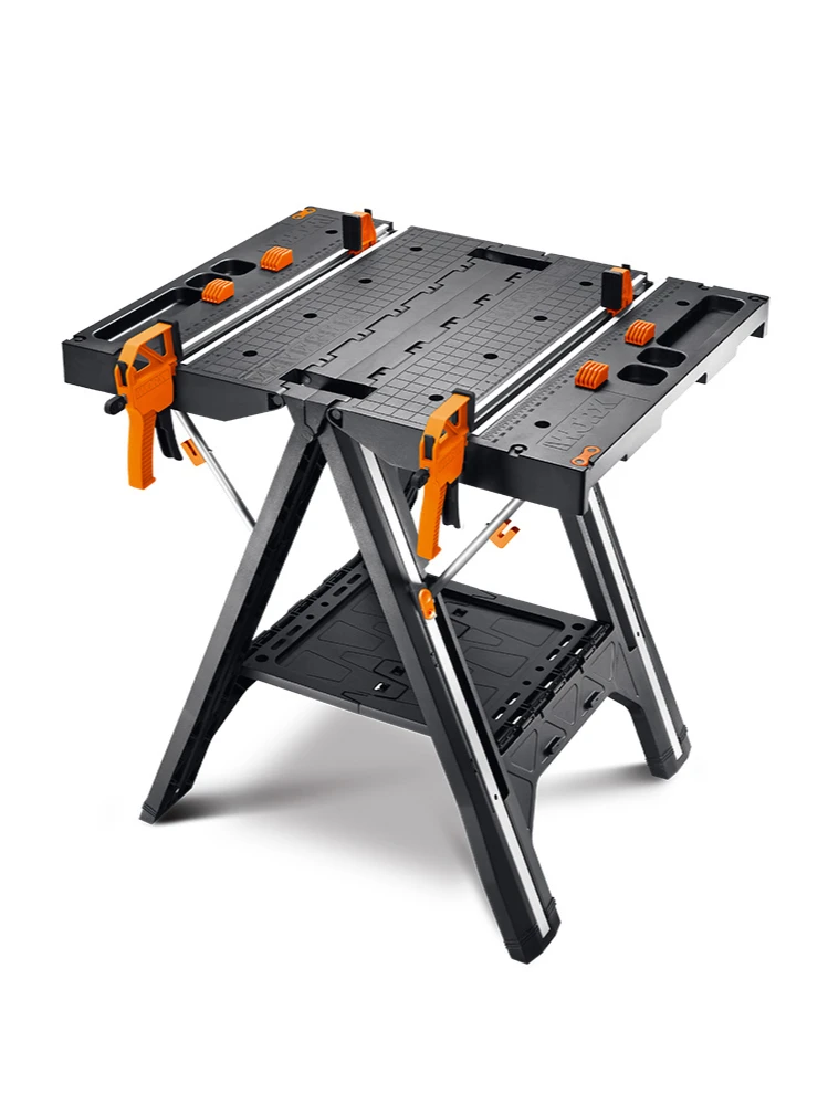 Multifunctional work tool table WX051 mobile portable woodworking surgical table sawing machine folding tool safe and durable