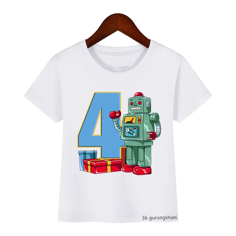 

Футболка для мальчиков 2-9 лет, с мультяшным принтом