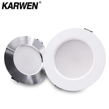 KARWEN LED ダウンライト 5 ワット 7 ワット 9 ワット 12 ワット 15 ワット凹型ラウンド LED シーリングランプ AC 220V 230V 240V 温白色冷白色屋内照明