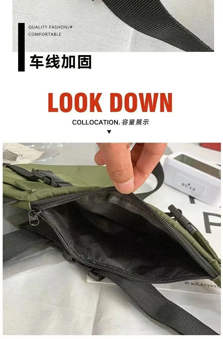 2022 versatile street new hip hop chest bag Chest Rig Military tactical Functional package half vest