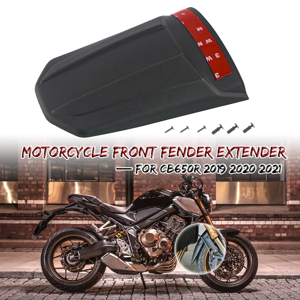 

Motorcycle Front Fender Mudguard Extender For Honda CBR650R CB650R 2019-2024 CB 650 R CBR 650R Mud Splash Guard Extension Cover