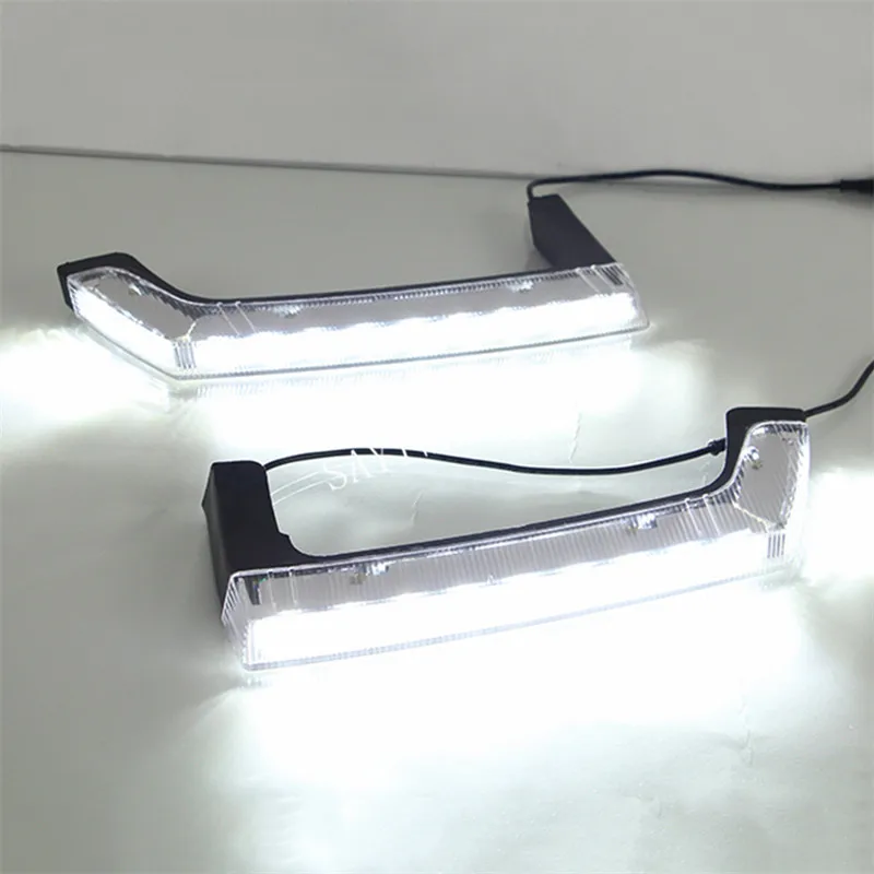 1 Set LED DRL Daytime Running Light Daylight 12V ABS Fog Lamp Cover Car-Styling For Honda Crosstour 2011 2012 2013