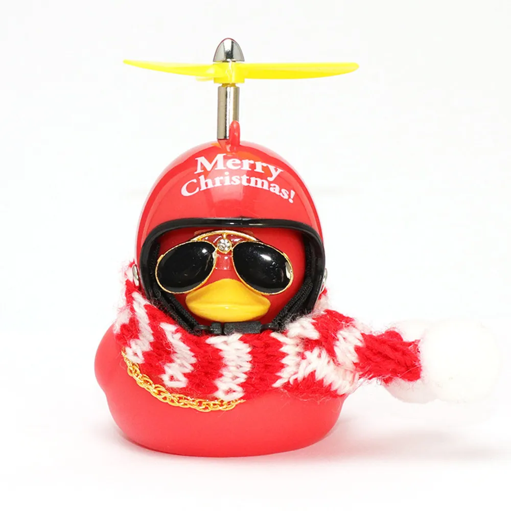 Carro quebrado vento capacete pequeno pato amarelo presente de natal vento-quebrando onda-quebrando bicicleta capacete do motor equitação ciclismo ace