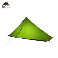 3F UL GEAR LanShan 1 pro 1 Person  Outdoor Ultralight Camping Tent 3/4 Season 230*80*125CM Two Side 20D Silnylon