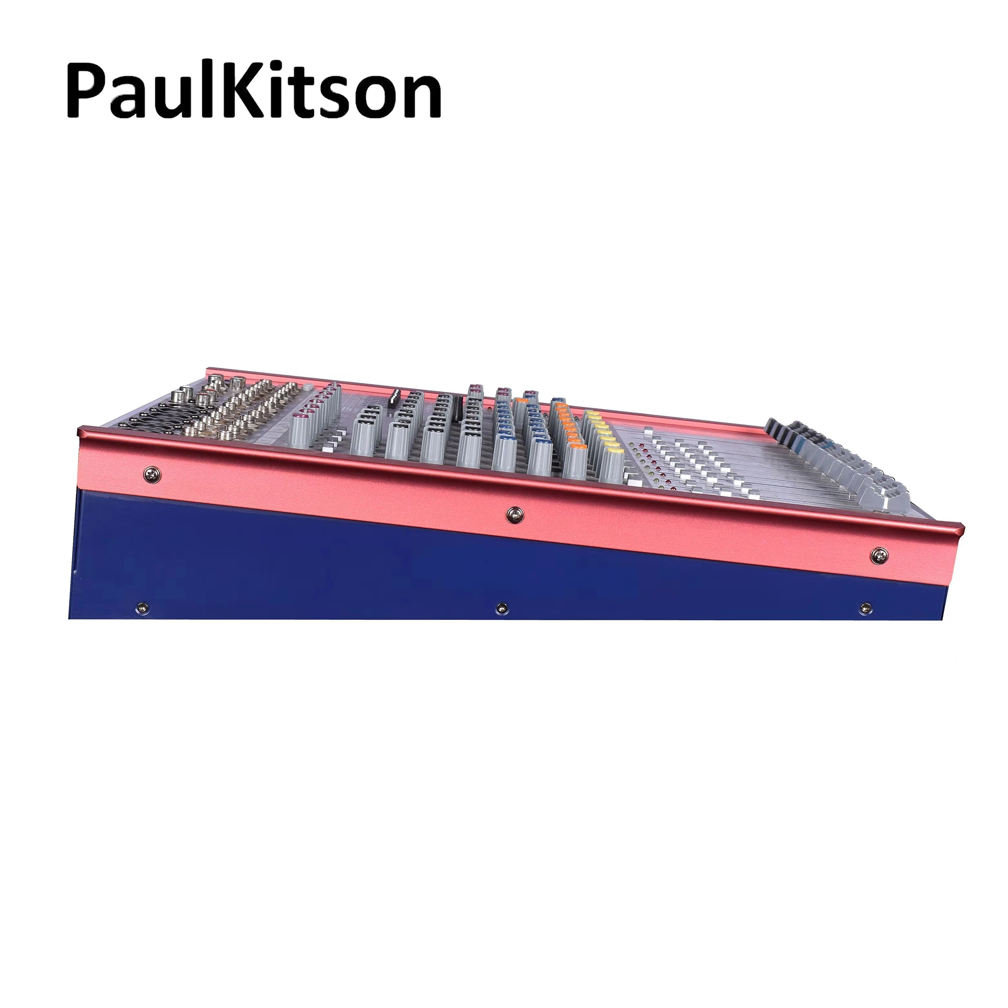 Микшерная консоль Paulkitson TD12 профессиональный звуковой микшер, 12 каналов, диджейская студийная Миксер с питанием, аолификатор 48 В, Phantom