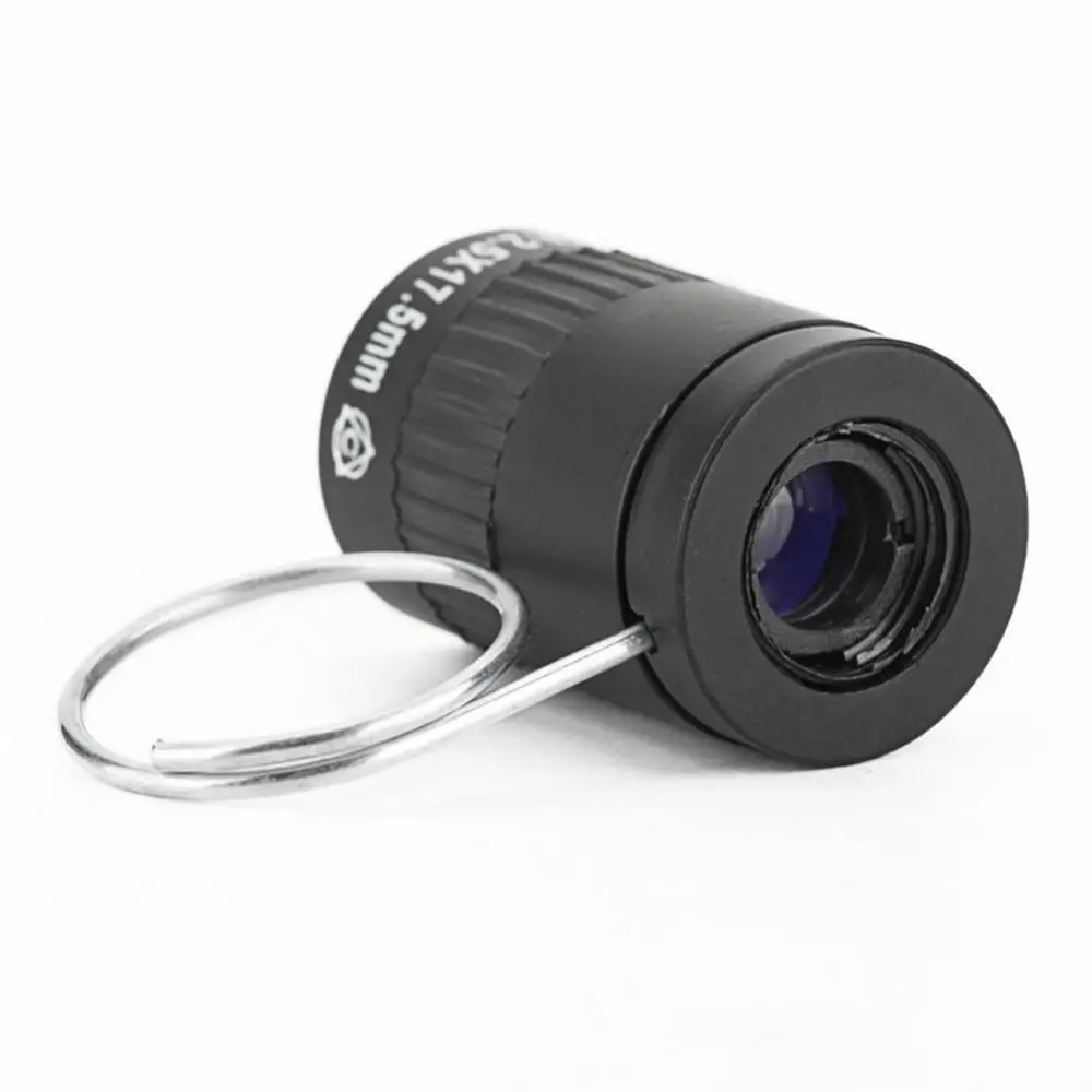 50% Hot Sale 2.5x17.5mm Mini Telescope Pocket Monocular HD Lens with Knuckle Finger Ring Climbing Hiking Equipment