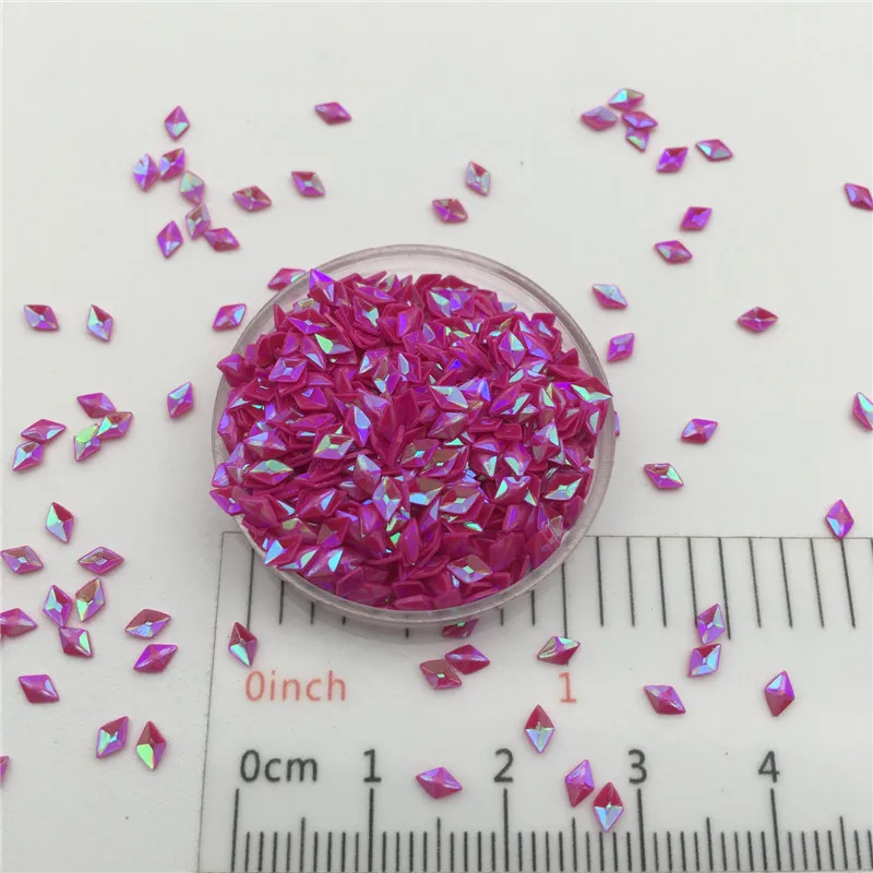 30g 2x4mm 3d Rhombus Sequins Glitter Paillettes For DIY Nail Craft,Craft Making, Wedding Decoration confetti Wholesale