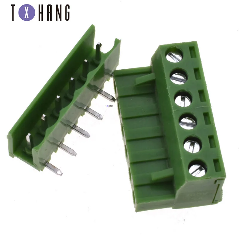 10pcs 5.08 5.08mm KF2EDG PCB Screw Terminal Block Connector PLUG PIN HEADER SOCKET Right Angle 2/3/4PIN