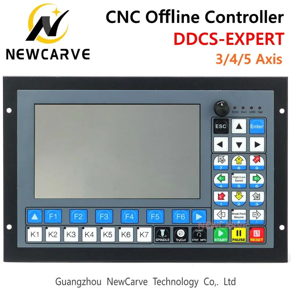 CNC Standalone Offline Controller DDCS-EXPERT 3/4/5 Axis Support Close-loop Stepper/ATC Controller Replace DDCSV3.1 NEWCARVE