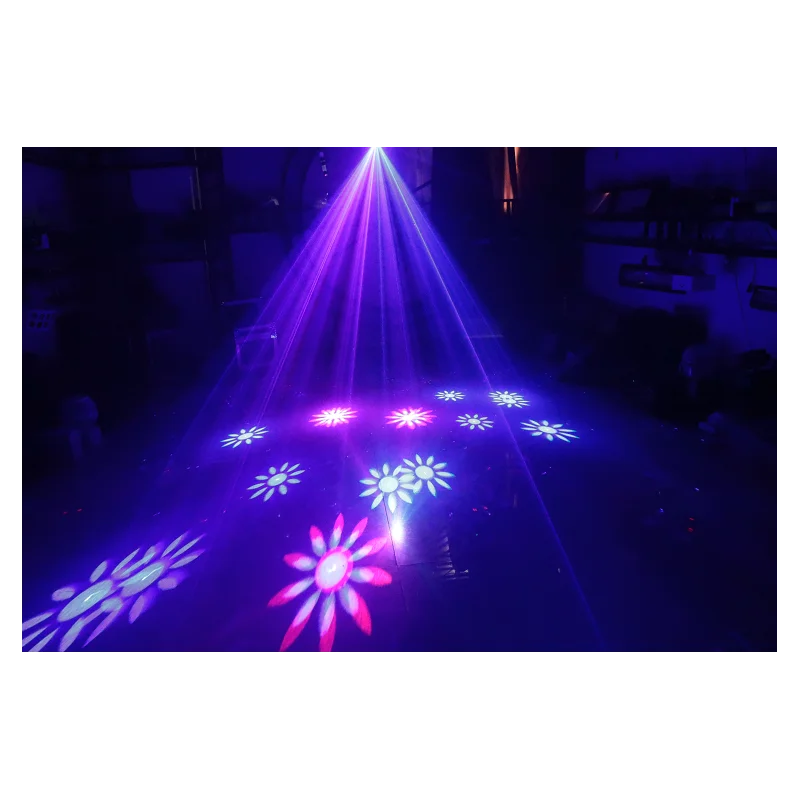 New Arrived LED RGB 12in1 Full Color Animation Laser Light DMX512 For Disco Dj Party LED Effect Light Laser Light Wedding Event