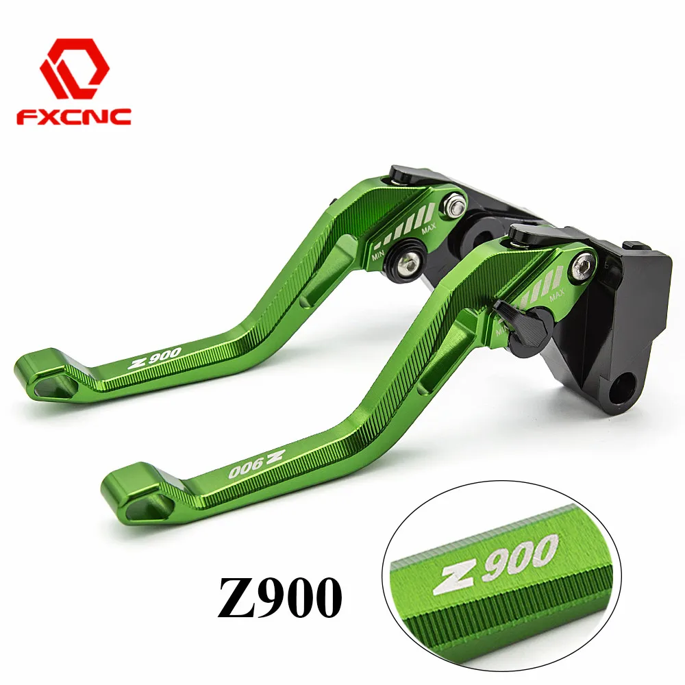 

For Kawasaki Z900 Z 900 2017 2018 2019-2025 3D Brake Clutch Lever Motorcycle Adjustable Aluminum Levers Handle Accessories LOGO