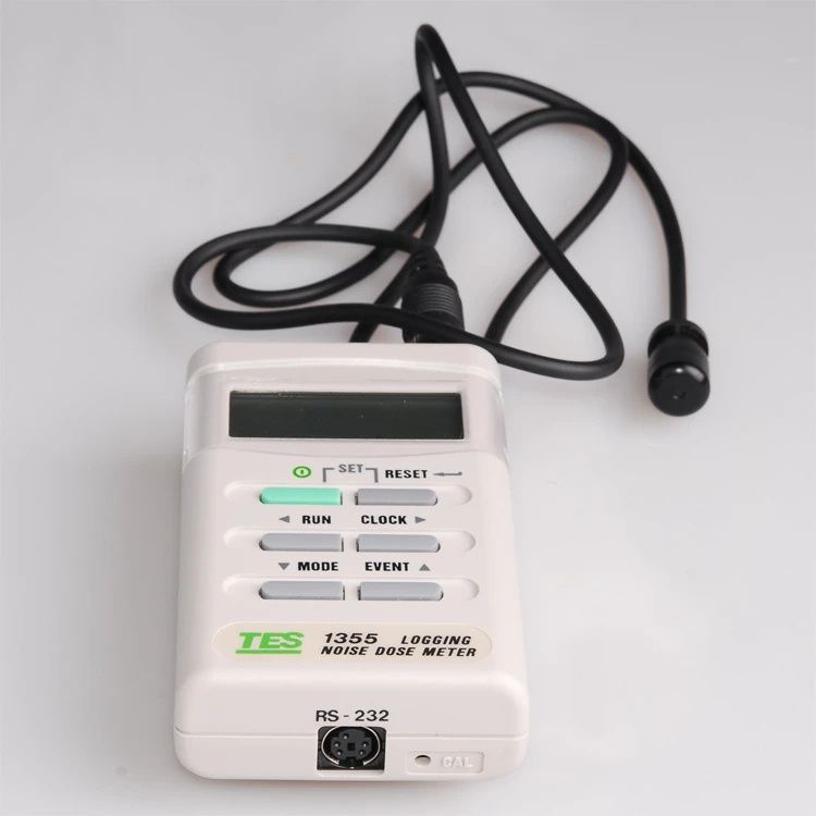 TES-1354 소음 복용량 측정기 소음 선량계 노출 시간 소음 측정기 70-90dB 용 백색 소음 기계