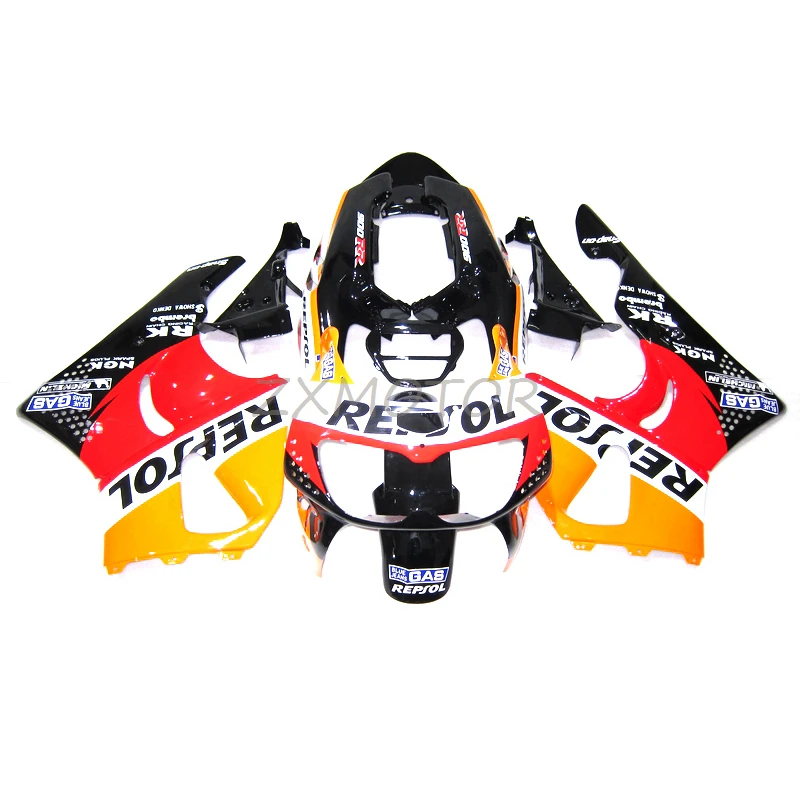 Suitable for HONDA CBR900RR 893 1996 1997 Orange Repsol Bodywork fairings CBR893 cbr893 96 97 Motorcycle Fairing Kit CV09