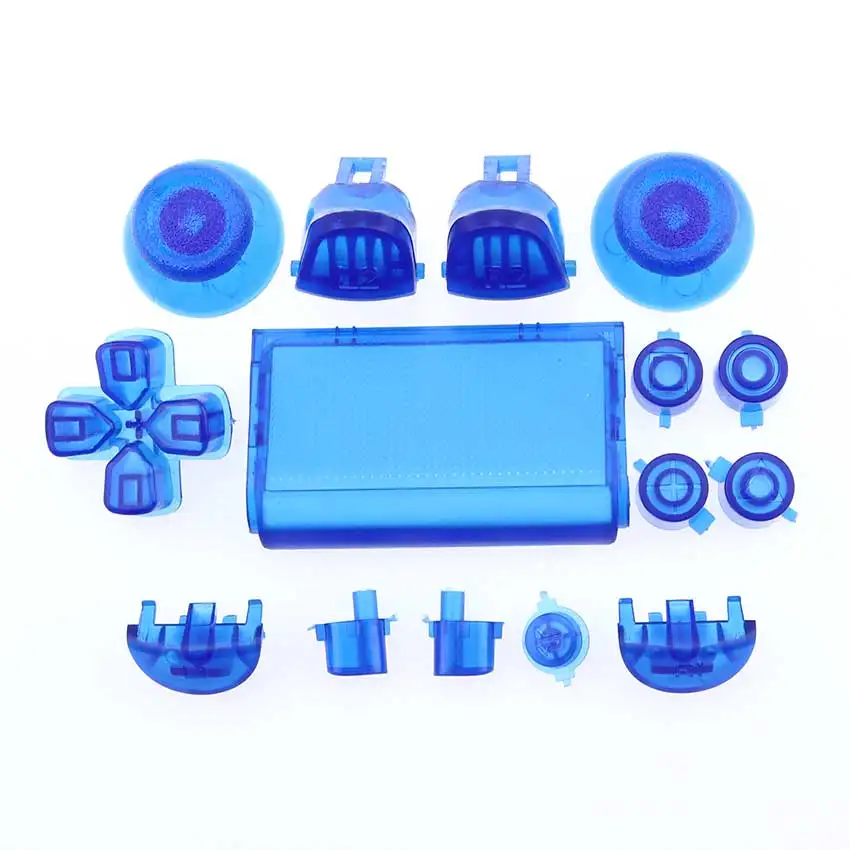 JCD 1 세트 조이스틱 Dpad R1 L1 R2 L2 방향 키 ABXY 버튼 PS4 프로 슬림 컨트롤러 JDS-040 풀 세트 버튼 Replacemen