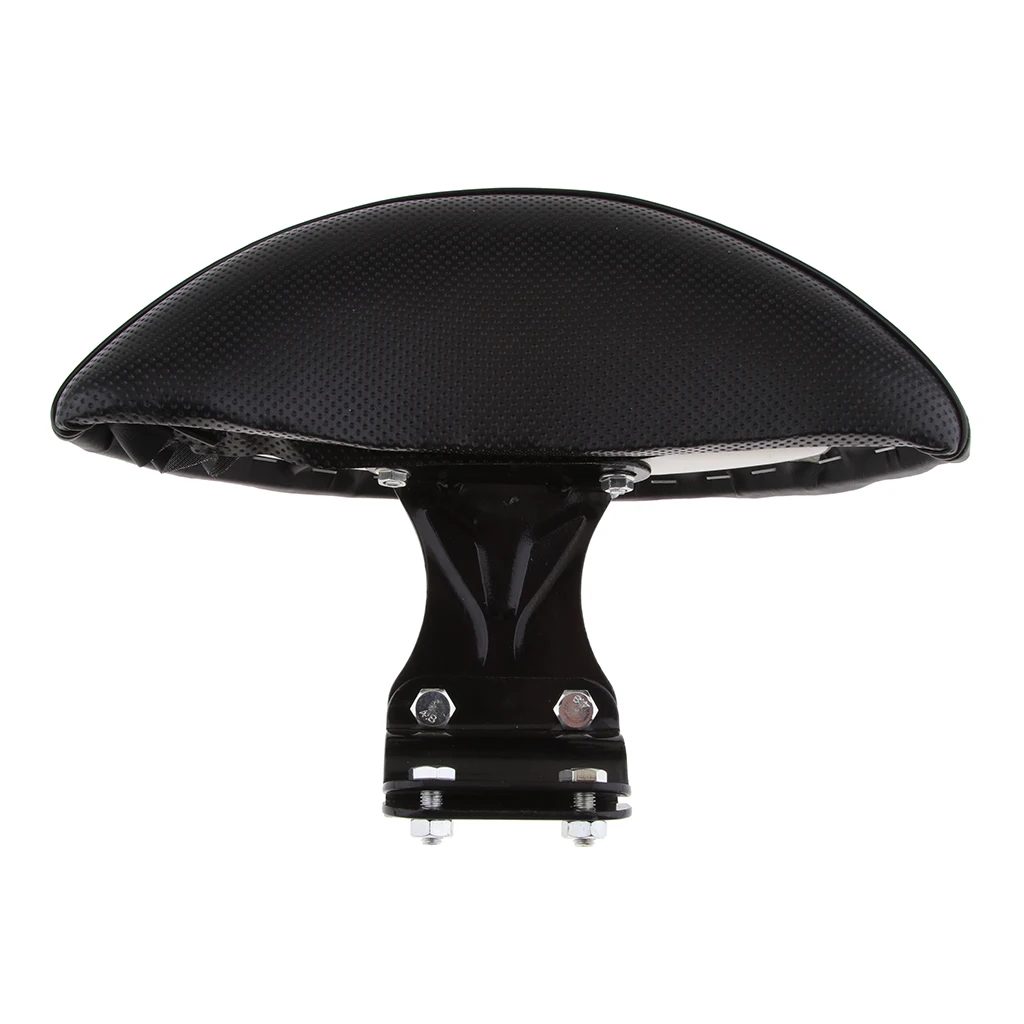 Motorcycle Scooter Rear Seat Backrest Back Rest Backrest Pad Black - Soft and Comfortable