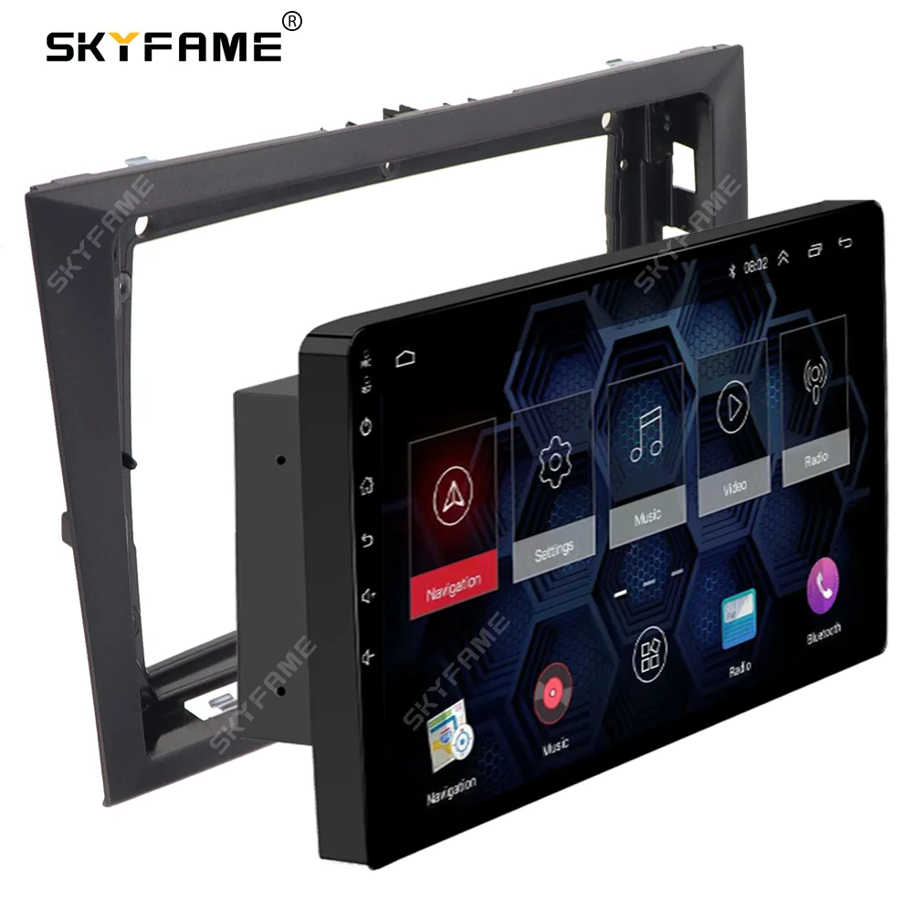 SKYFAME автомобильная рамка, лицевой адаптер, декодер Canbus Box, Android радиоприемник, комплект панели для приборной панели для Volkswagen Golf 6