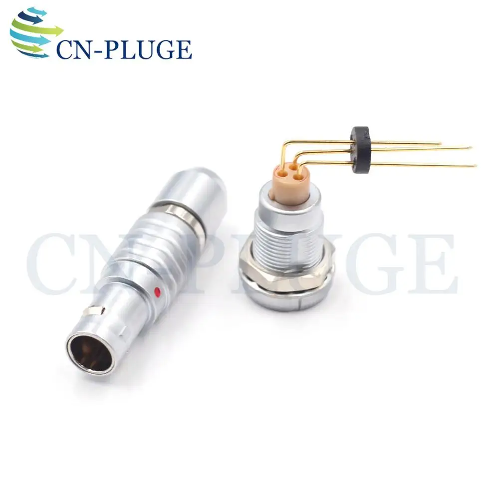 FGG E CG 0B Connectors M09 Type 3-pin Push Pull Self-locking Connector Aviation Plug,PCB Panel Mount