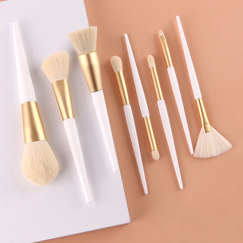 ZOREYA 13 Pcs White Makeup Brushes Set High Quality Powder Foundation Blush Eyeshadow Make Up Brush Set brochas maquillaje