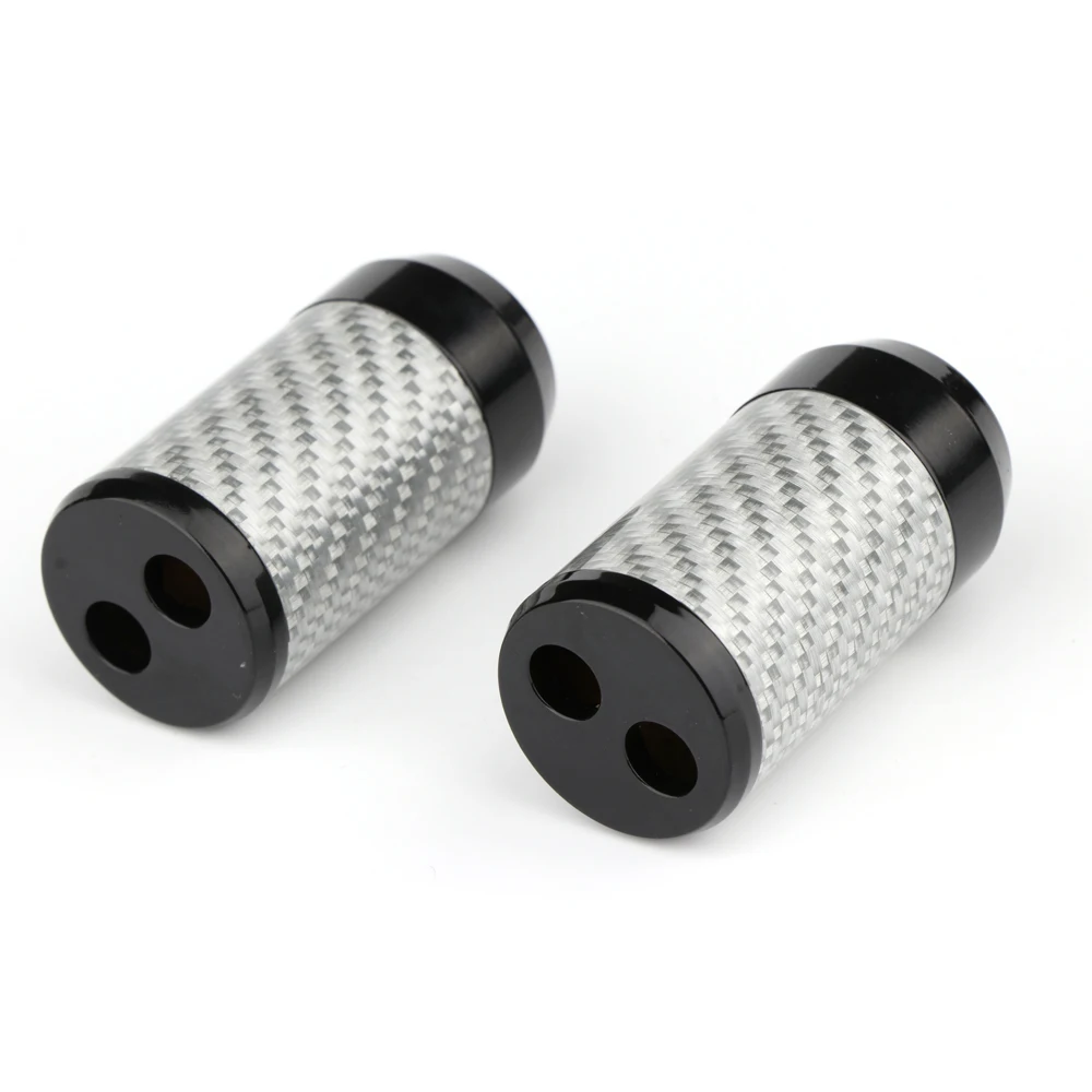 11mm/14mm/16mm Hifi Carbon Faser Hosen Boot Y Splitter Lautsprecher Audio Kabel DIY Split Audio Kabel Draht Hose 1 Zu 2 Lautsprecher – Detail 8