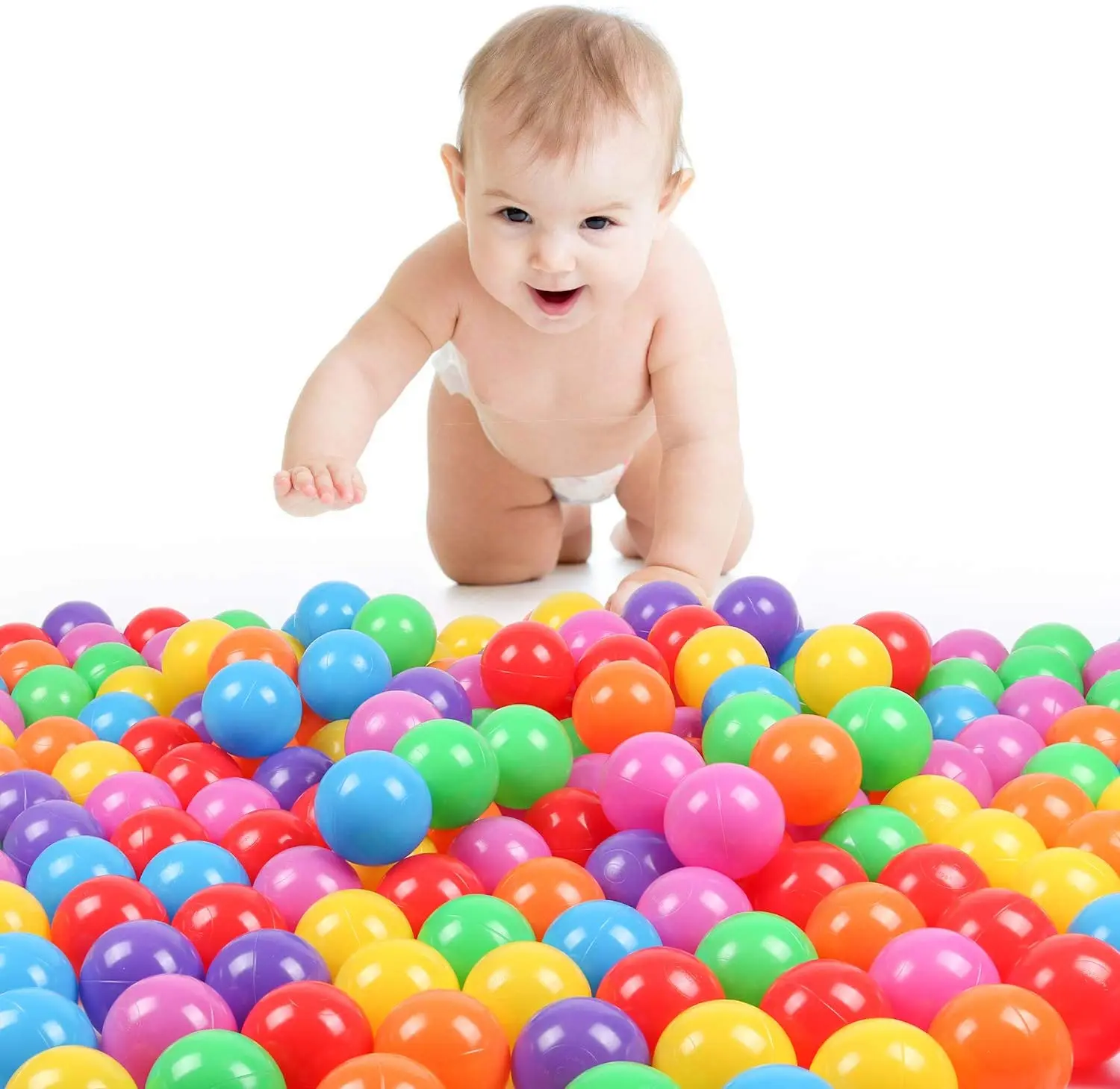 50Pcs Bunte Weiche Wasser Pool Ozean Welle Ball Im Freien Spaß Sport Baby Spielzeug Wasser Pool Ozean Welle Ball Im Freien spaß Sport Baby 5,5