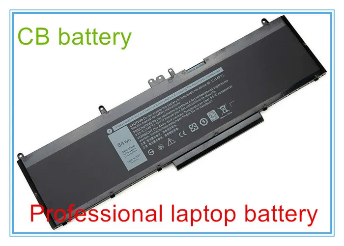 Original quality laptop battery for WJ5R2 4F5YV G9G1H 04F5YV 0G9G1H 3510 5570 E5570 11.4V 84wh