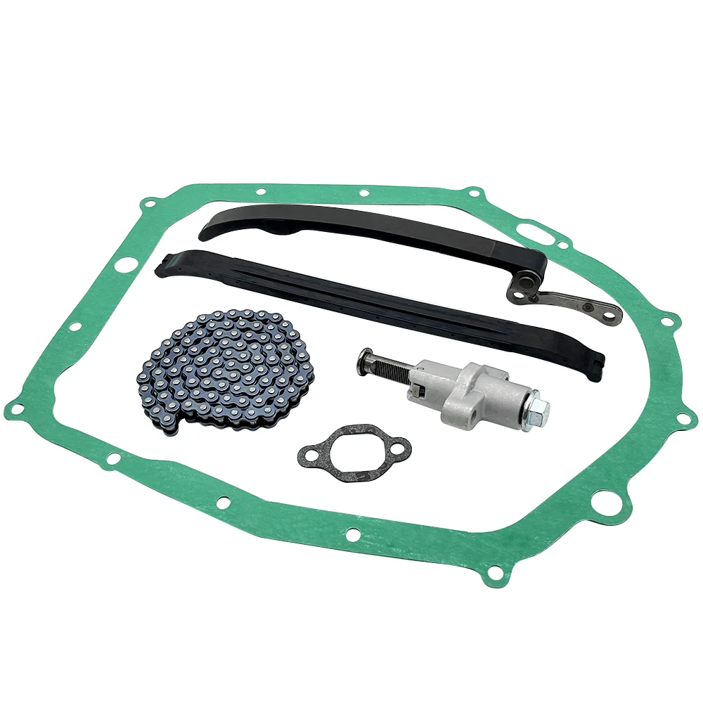 Cam Timing Chain Guides Tensioner Cover Gasket Compatible for Yamaha Raptor 350 YFM350R 2004-2013