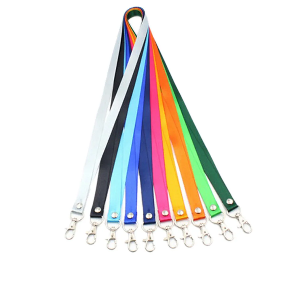 1PCS DIY Lanyard Hanging Rope School Hot Keychain Straps Rope Cell Phone Neck Strap Lanyard For ID Card Key Chain