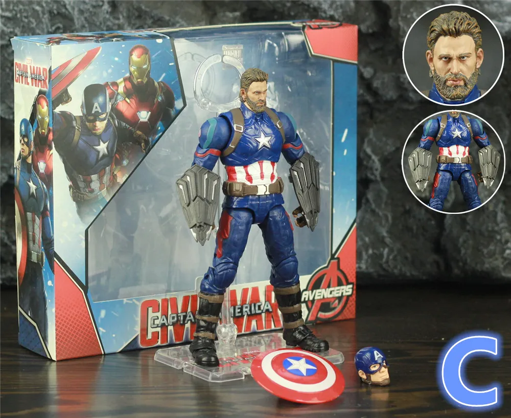 マーベルのアクションフィギュア,アベンジャーズ,キャプテンアメリカ