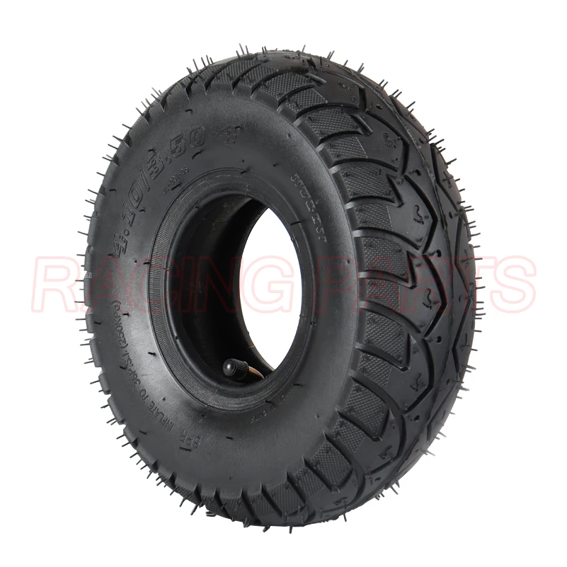 10 Inch 4.10 3.50-4 Tyre 4.10-4 Outer Tires Inner Tube Fit Electric Tricycle Trolley Electric Scooter Warehouse Car