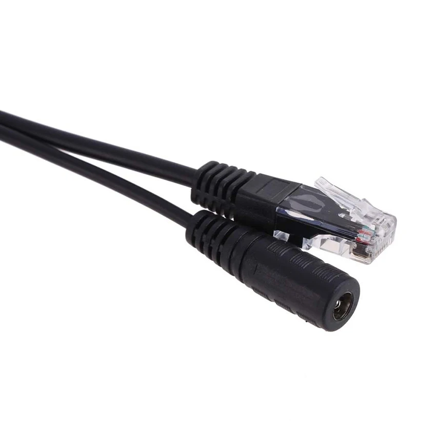 Inyectores divisores POE, fuente de alimentación pasiva sobre Cable adaptador Ethernet RJ45, 12-48v, Cable POE para cámara IP, 10 pares