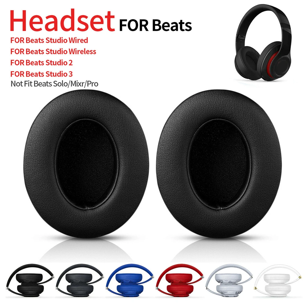 Replacement Earpads For Beats Studio 2 3 Earmuffs Ultra-soft Foam Sponge Cushion Cover Repair Parts Wireless Bluetooth Headphone