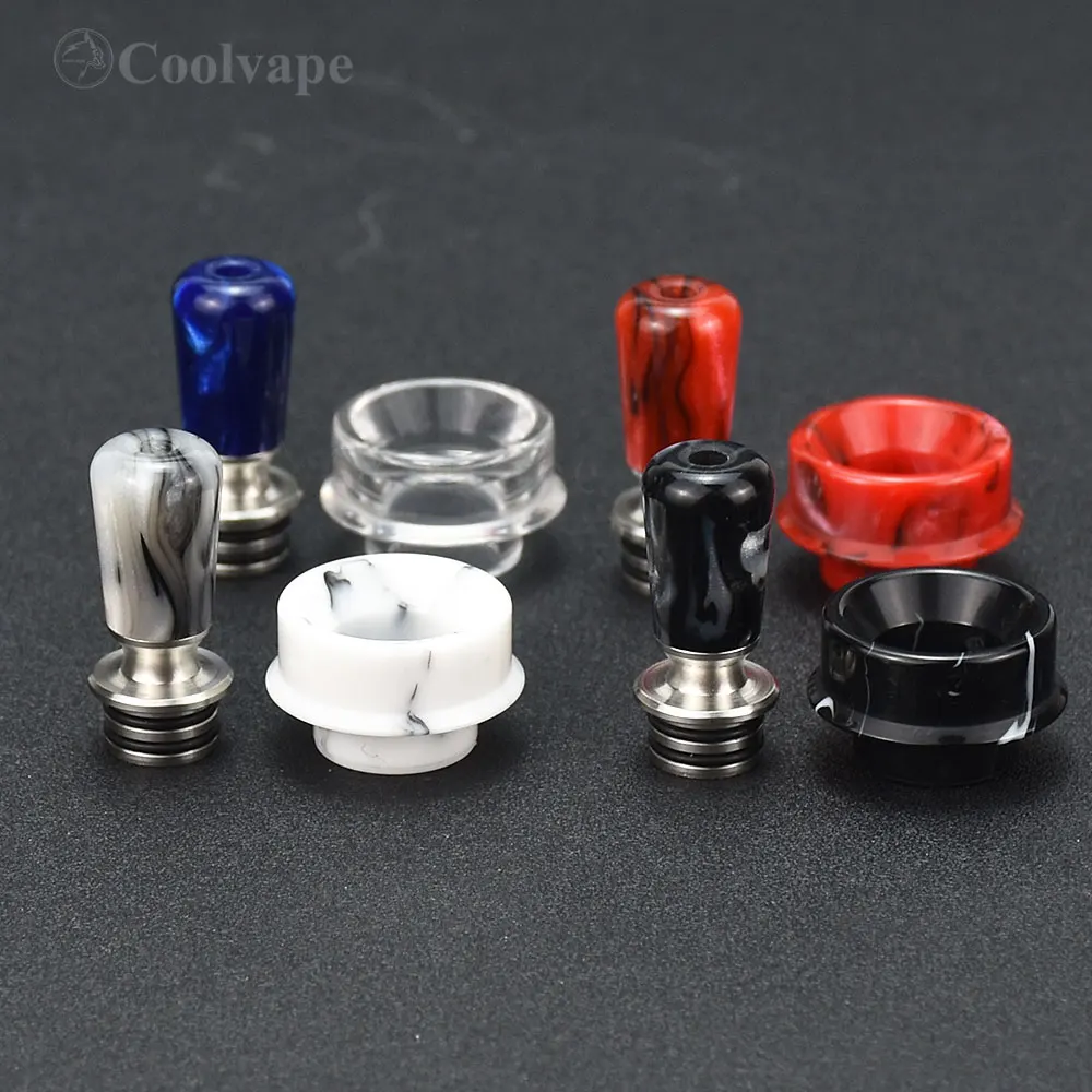 Punta de goteo MTL 510 810 punta de goteo de resina 3mm de ancho accesorios de punta de goteo para taifun gtr rta qp kali v2 rda atomizador RTA RBA