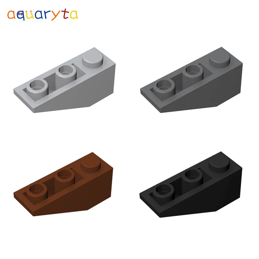 Aquaryta 40pcs Building Block Parts Slope Anti-bevel Brick 1x3 Compatible With 4287 DIY Educational  Assembles Particles Toys