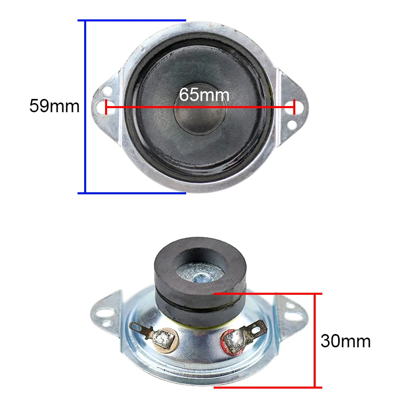 GHXAMP 2 Inch Portable Tweeter Speaker 8ohm 10W Treble loudspeaker Dual Magnetic For Laptop Desk Computer 2pcs