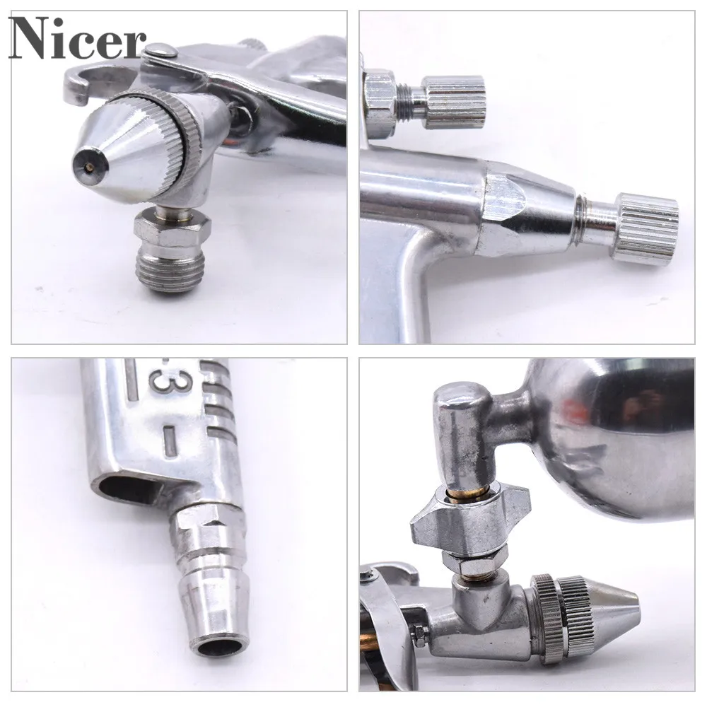 Aerografo professionale K-3 pistola a spruzzo 0.5MM ugello spruzzatore pistola a spruzzo per vernice ad aria aerografo per la verniciatura strumento pneumatico per auto